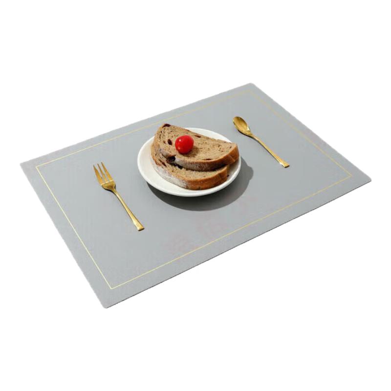 Скандинавский кожаный квадратный плейсмат